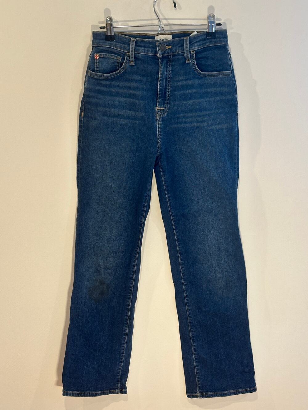 Hudson Jeans Noa Straight Leg Cropped Bootcut Jeans Medium Wash Size 24